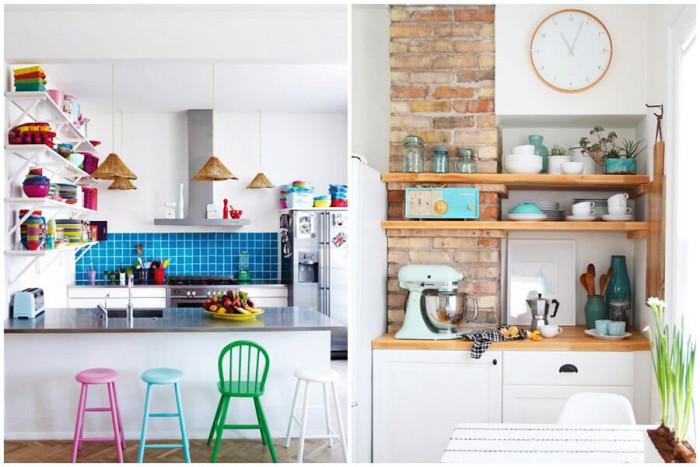 Отворените рафтове постепенно изместват горните шкафове