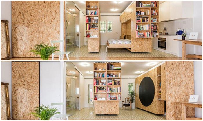 Подвижни стени и скрито легло