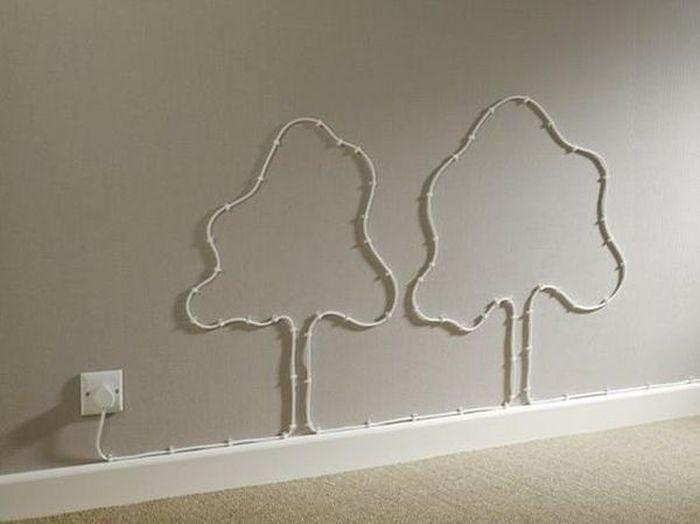 Създайте изкуство на стената с кабели