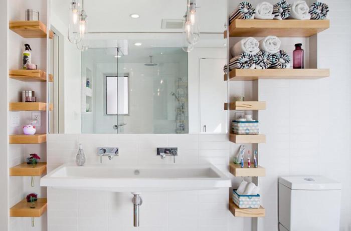 Отворените рафтове създават усещане за по-голямо пространство