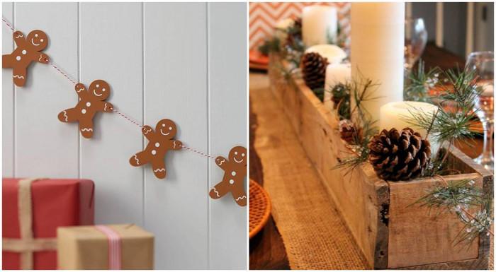 Заложете на семпла декорация, изработена с подръчни средства