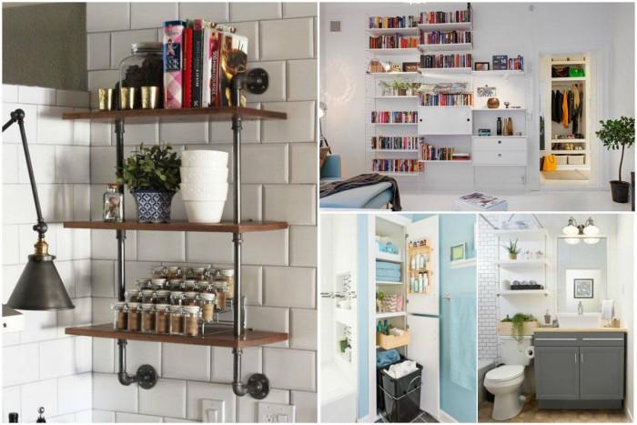Мултифункционални етажерки, които ще преобразят малкото пространство у дома