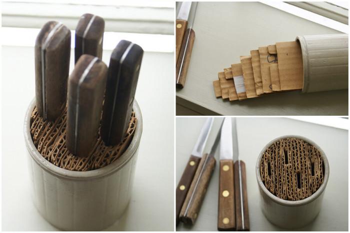 Практична и удобна поставка за ножове