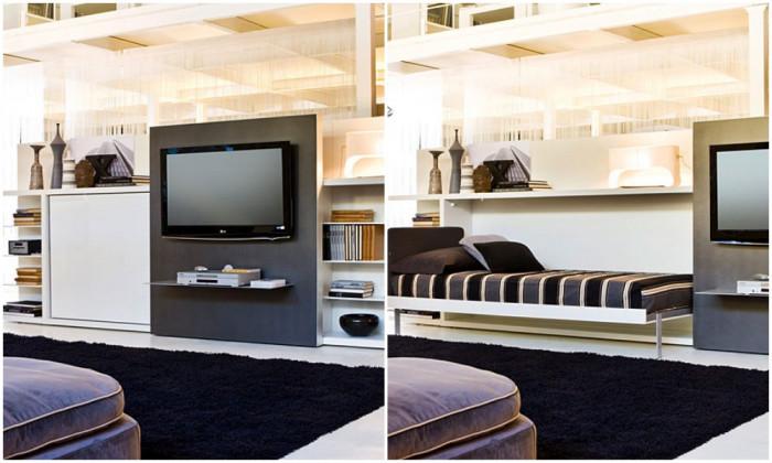 Скрийте леглото си в хола