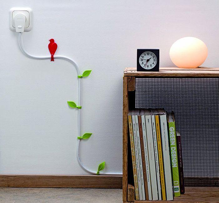 Превърнете кабелите в част от декора