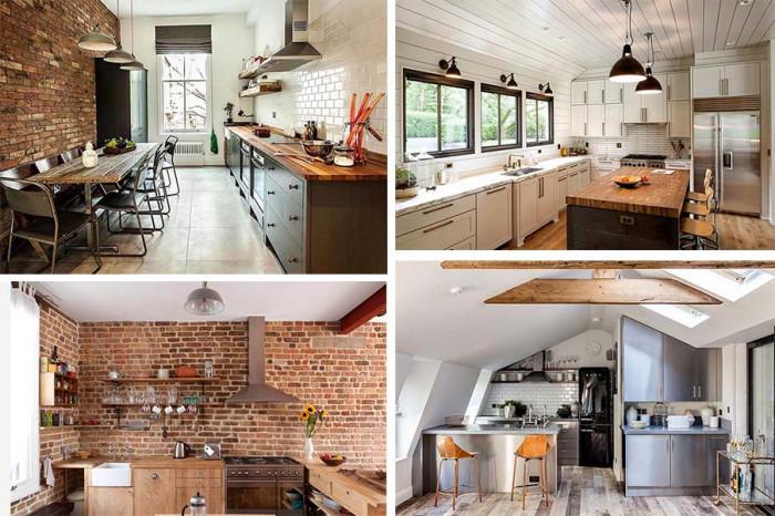 Вдъхновяващи идеи за кухня в индустриален стил