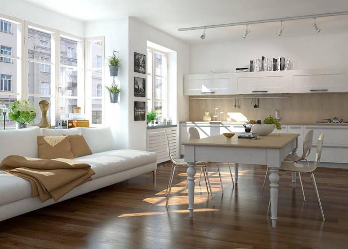 Повече топлина и по-лесна поддръжка с ламинат в кухнята