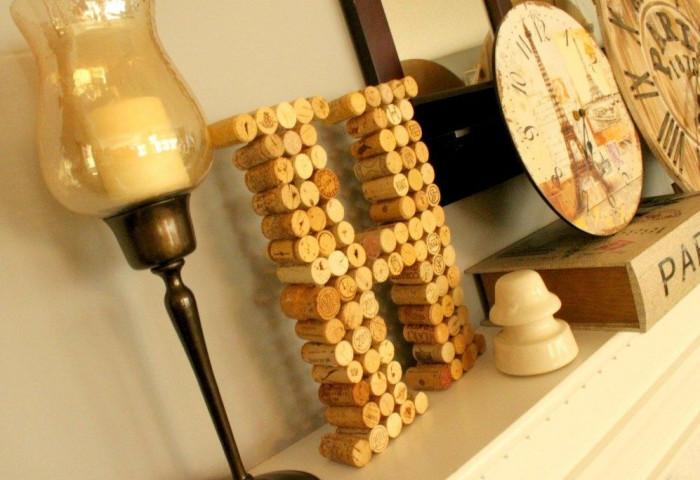 Декоративни елементи с коркови тапи - идеите са много