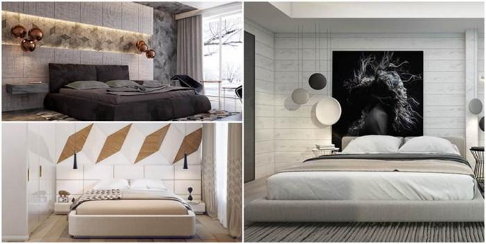 Уникални идеи за акцентиране върху стените в спалнята