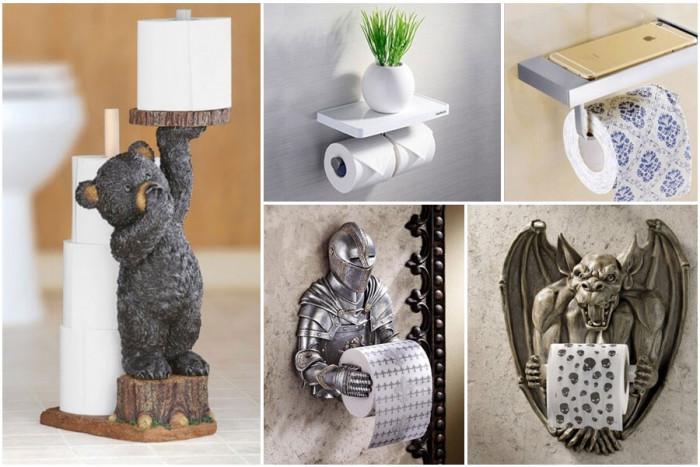 Уникални забавни поставки за тоалетна хартия
