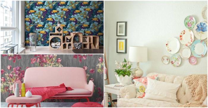 Великолепните флорални мотиви влизат в интериора