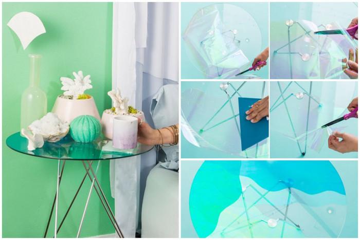 Елегантна масичка в преливащи нюанси