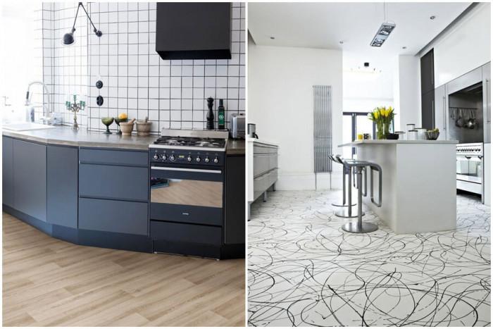 Оригинална подова настилка от винил за вашата кухня