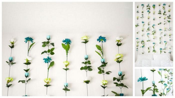 Как да окачите готовите нанизи на стената