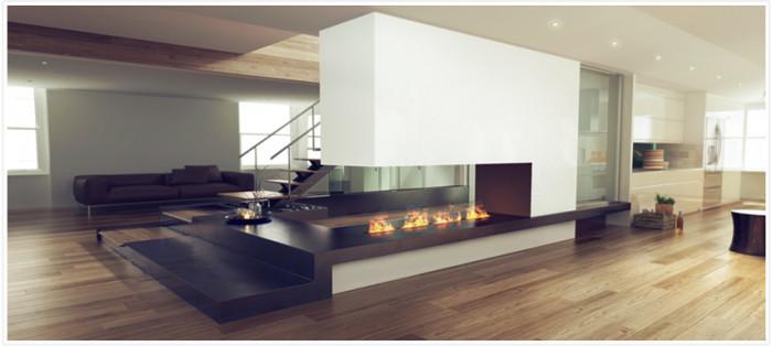 Перфектен лукс с декоративна камина