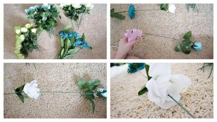 Как да залепите правилно цветята