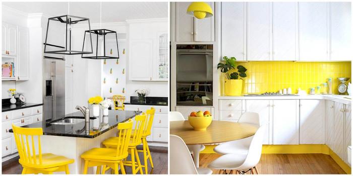 Перфектното съчетание - жълто с бяло