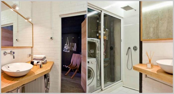 Уют и непринуденост се обединяват в банята