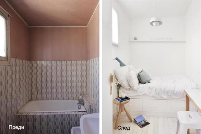 Заменете ваната с легло