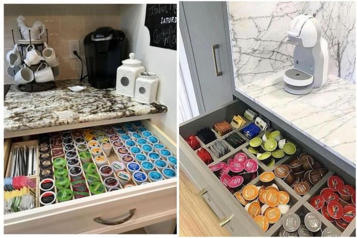 Направете си чекмедже за чай и кафе