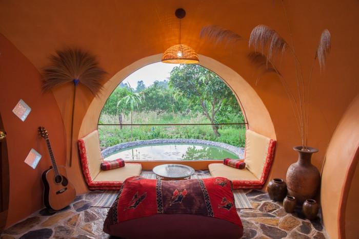 Кръгла къща отвътре - функционалност и ергономичност