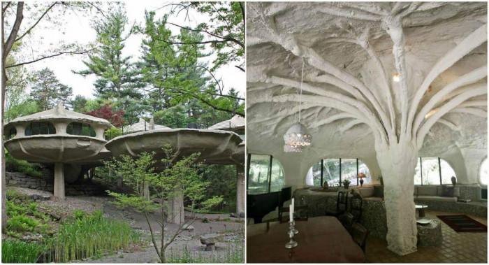 Приказна къща под формата на гъбка