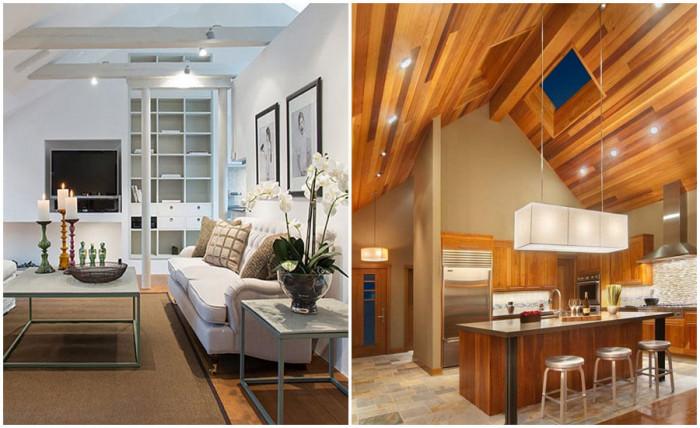 Правилното осветление ще направи чудеса с вашата мансарда