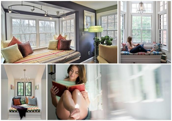 Кът за четене в американски стил