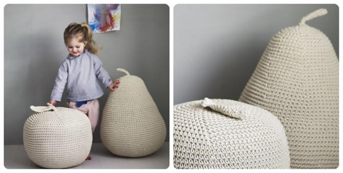 Табуретки с форма на плодове