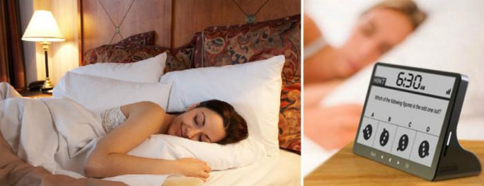 8. Будилникът те пита - отговаряй!