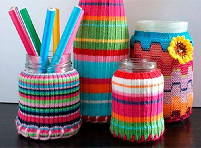 Направи си сам облечени цветни вази!