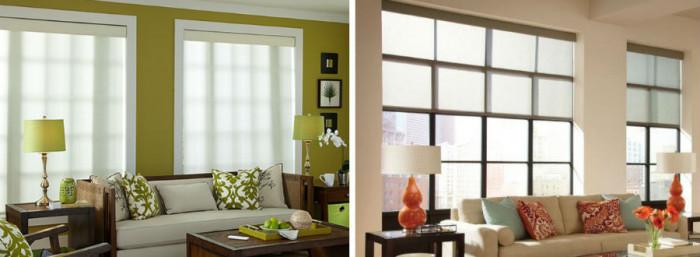 9. Умни щори за модерни дневни