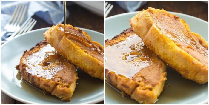 Тиквени "пържени" филийки на фурна