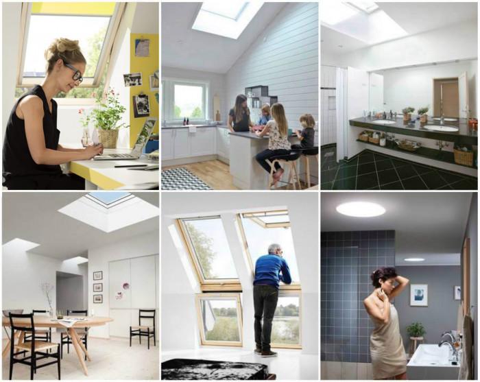 Разнообразие от покривни прозорци