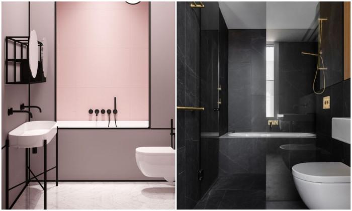 Актуални цветове в дизайна на банята