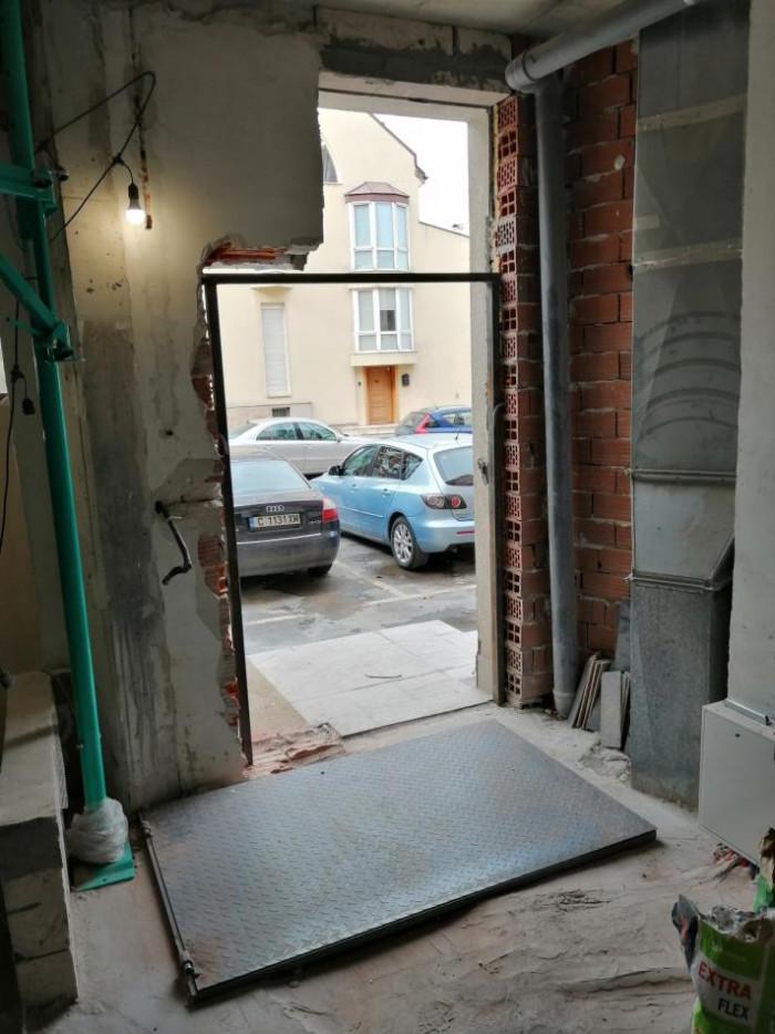 Къртене на отвор, метална рамка, метален капак