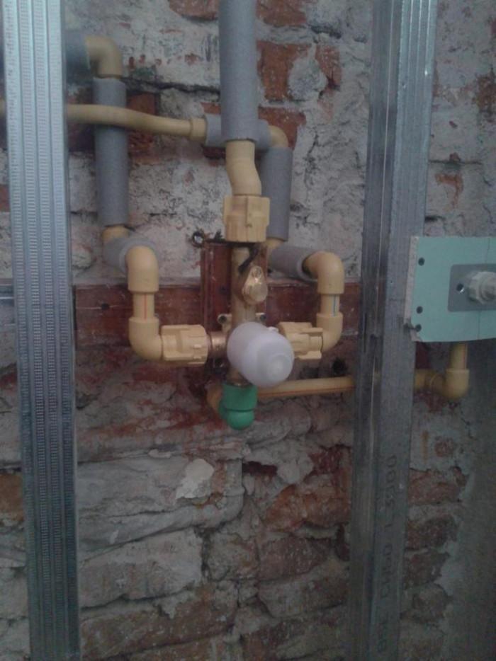 Монтаж на вграден смесител