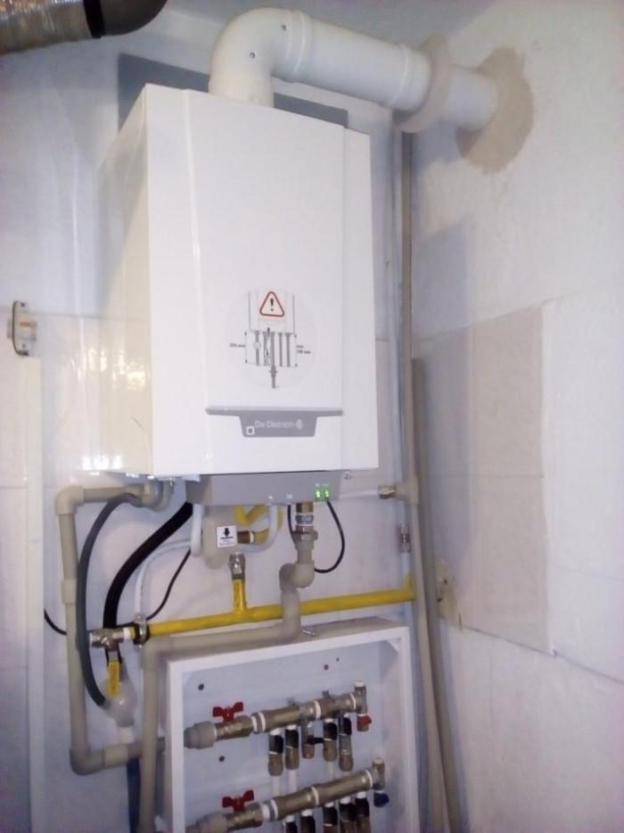 Газов котел De Dietrich и реконструкция отопление