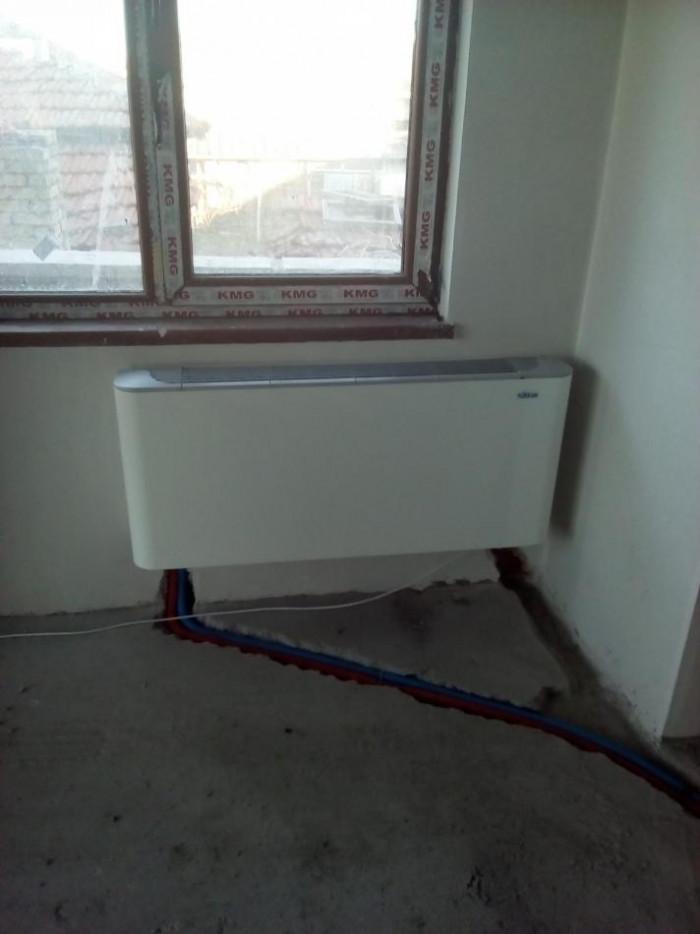 Вентилконвектор "Еракон" към инсталацията с камина "Burnit"