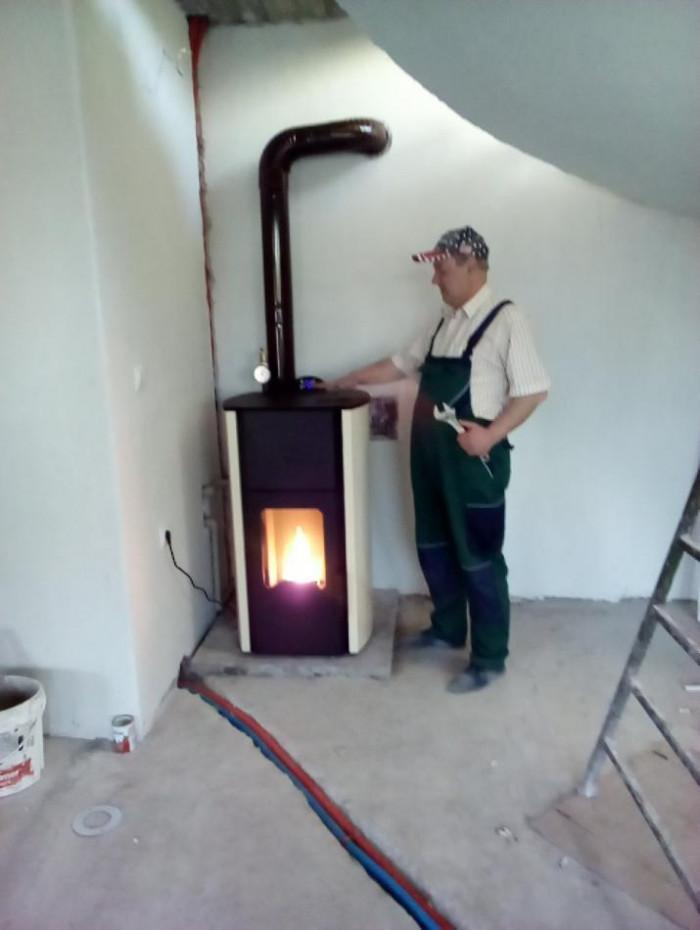 Пелетна камина с водна риза "Burnit" 4+21 kw