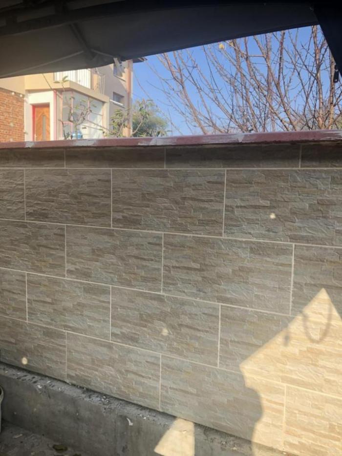 Ограда с гранитогрес