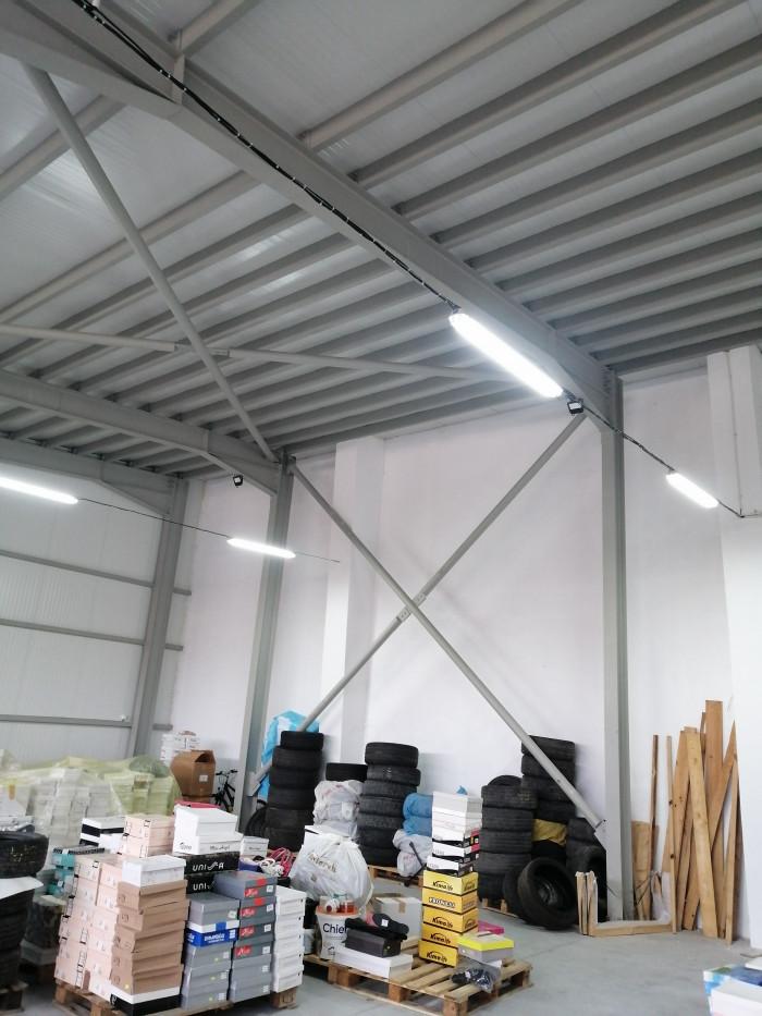 Трос+лед лампи 2*18