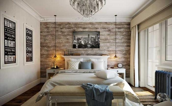 Примамливи текстури – още един плюс на спалнята в скандинавски стил