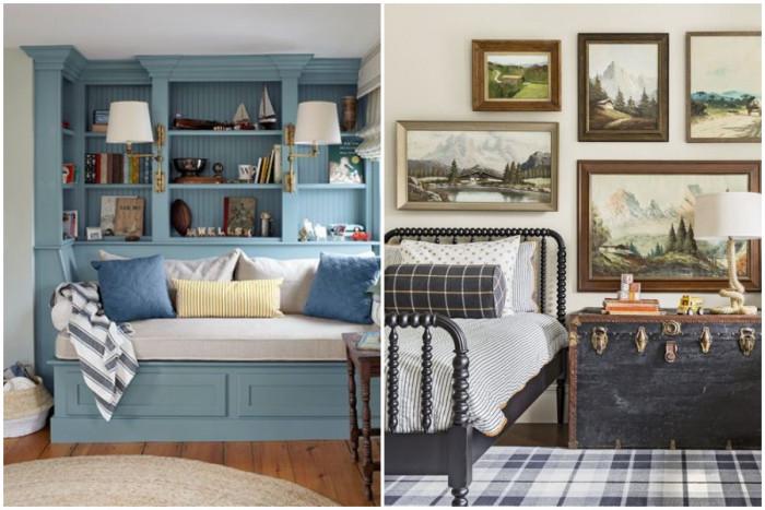 Заложете на акцентна стена в детската стая