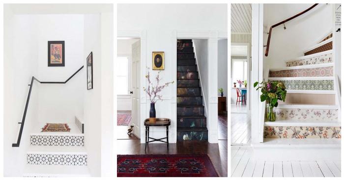 Интересен декор върху стъпалата