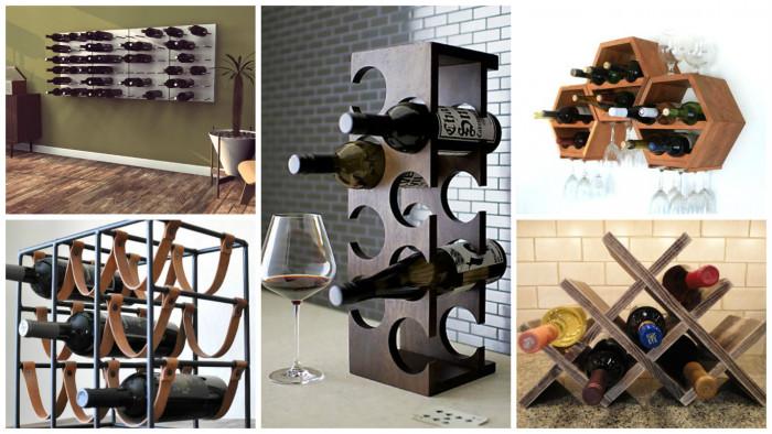 Декоративна поставка за вина