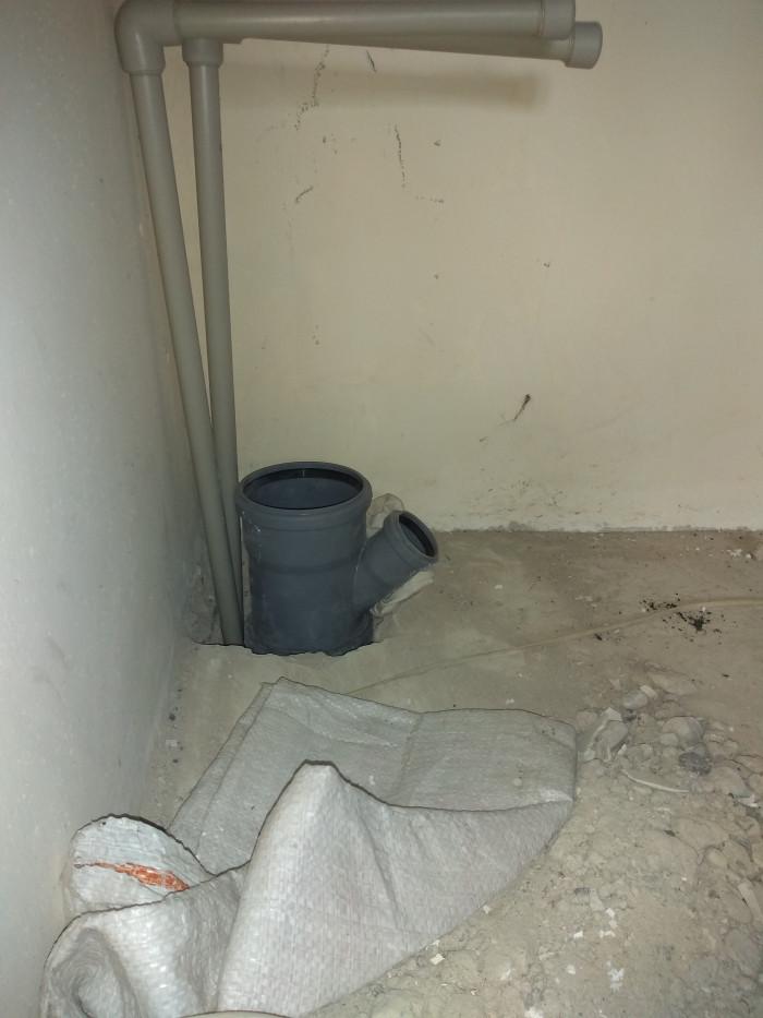 ВиК  за баня на таван