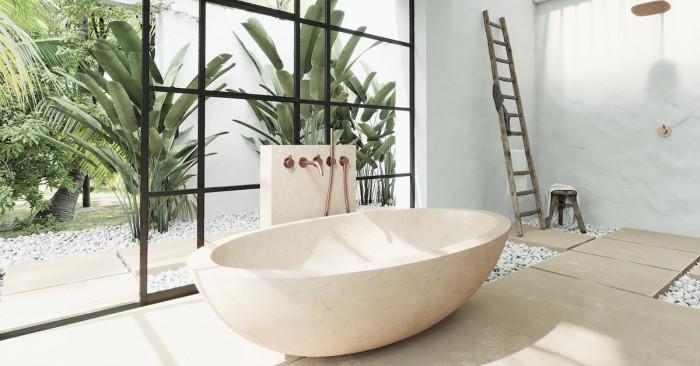 4 бани за ценители, вдъхновени от природни мотиви