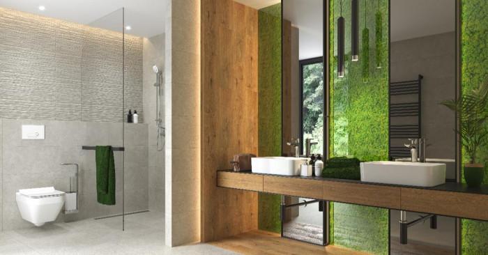 Как да избера обзавеждане за баня - плочки, моноблок без ръб, структура за вграждане, мебели за баня - PVC и MDF