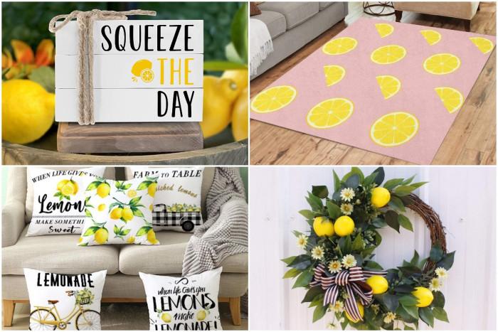Декоративни елементи с лимонена щампа